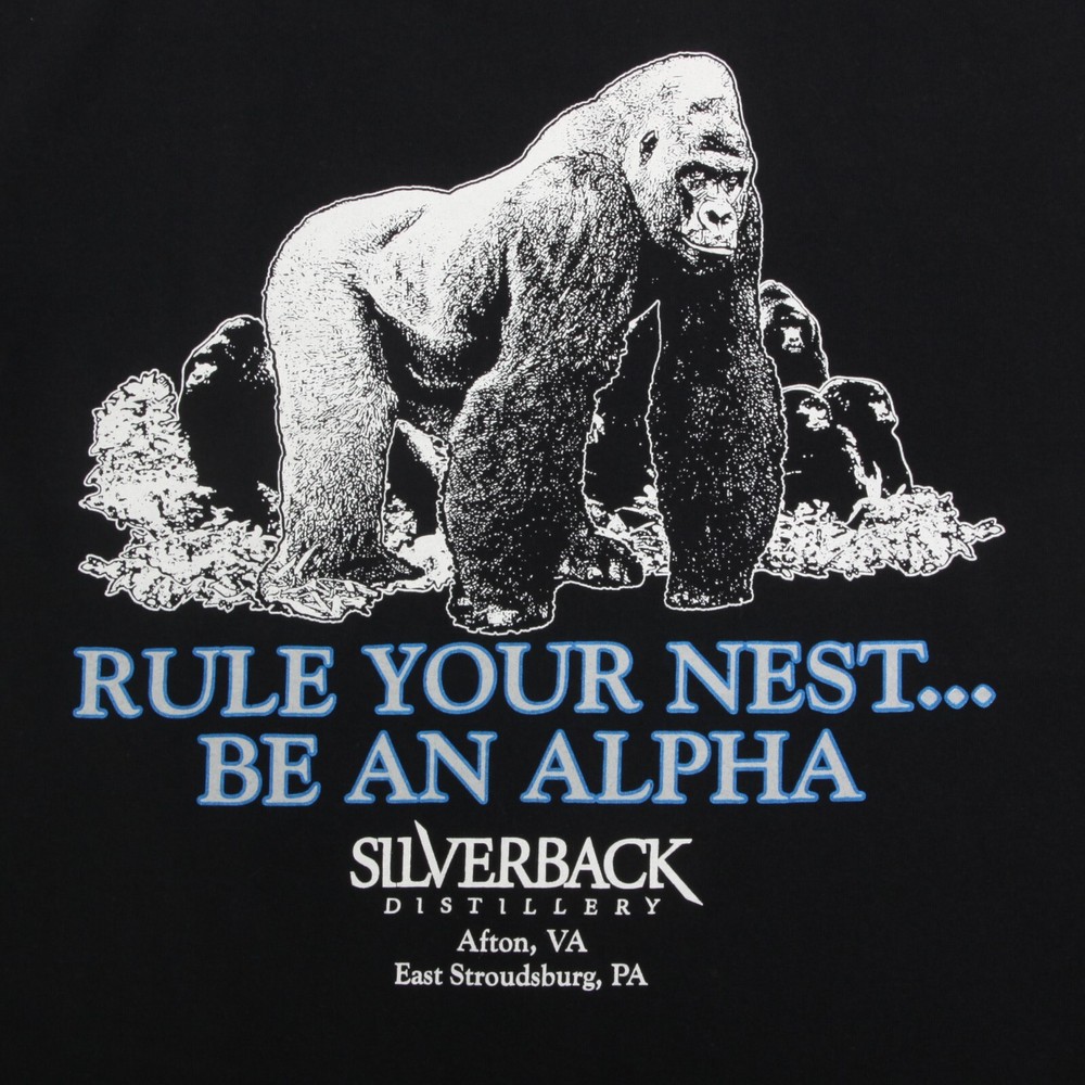 Silverback Distillery Small Batch Spirits Men’s T-Shirt Tee size Medium /736