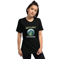 Custom Design Athletic Blend Short Sleeve T-Shirt for hikers and outdoor lovers.
