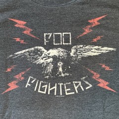 FOO FIGHTERS Thunder Eagle Licensed Alt Rock T-Shirt 2008. MEDIUM Preowned NV