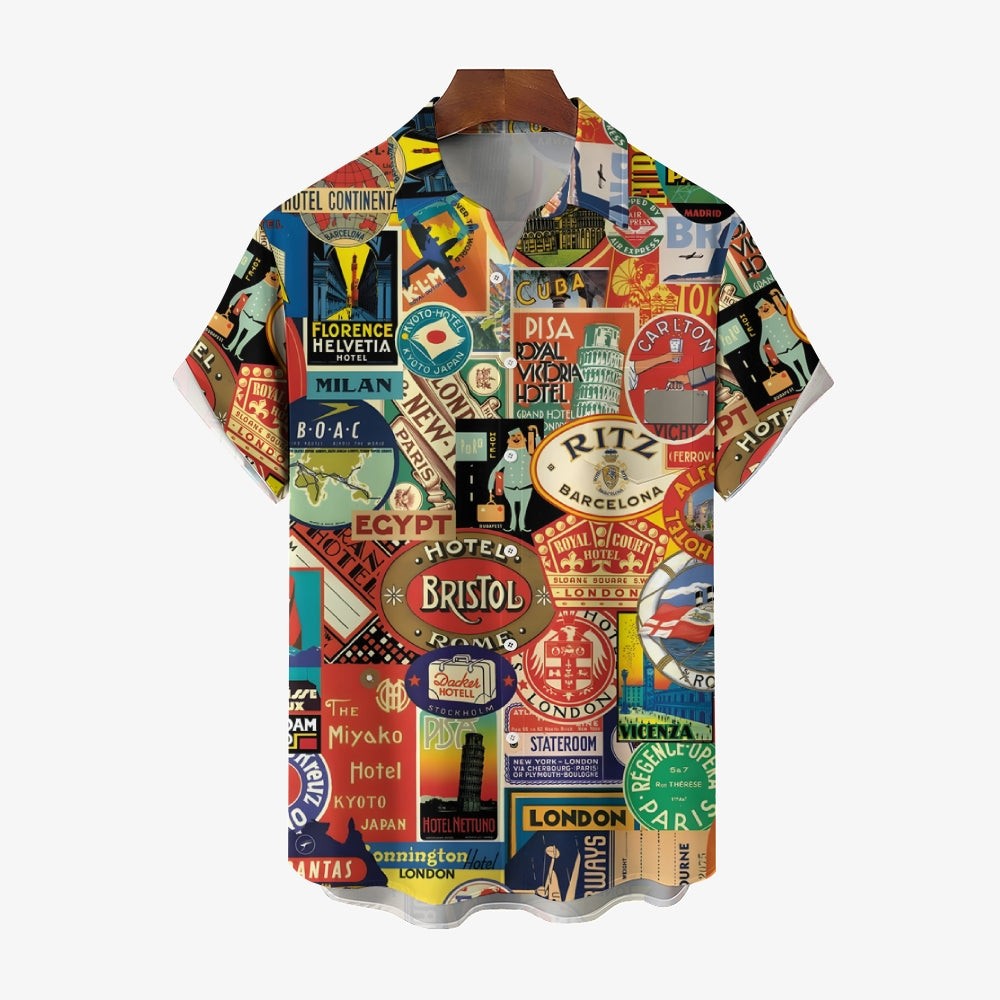 Mens Hawaiian Casual Short Sleeve Shirt 2401000045