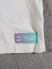 Puma x SpongeBob SquarePants Collab White Graphic T-Shirt Men’s Size Small