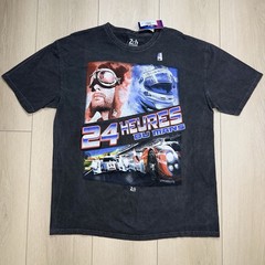 24 Heures Du Mans Official Racing Graphic Tee Black XL 100% Cotton Motorsport