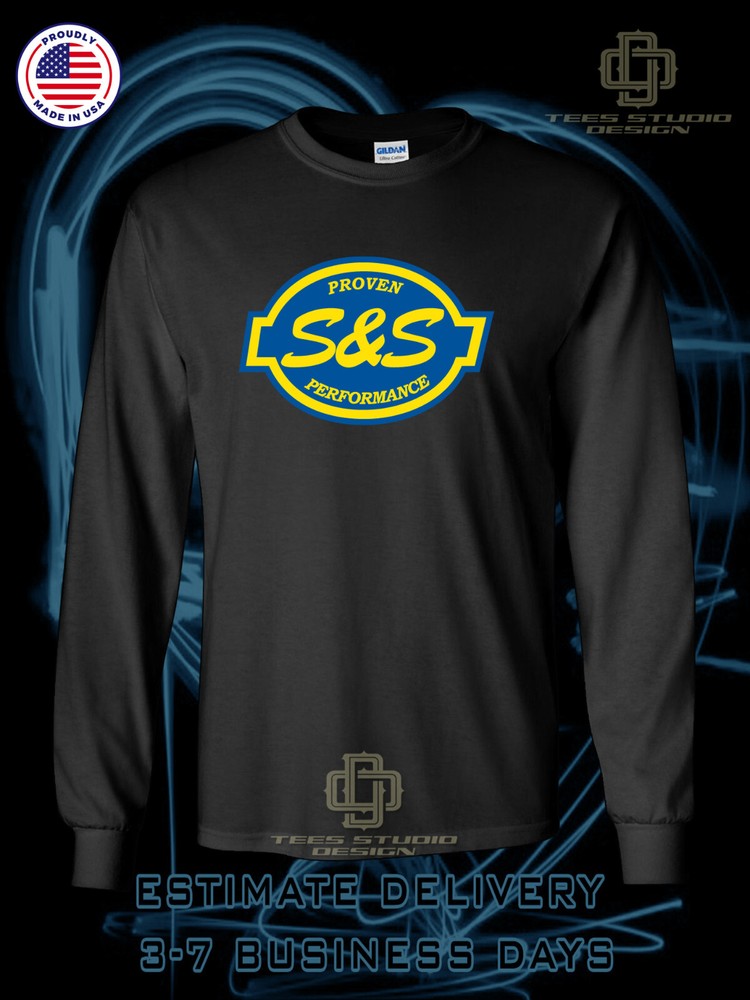 S&S Cycle Proven Performance Logo Men’s T-Shirt American Long Sleeve T-Shirt