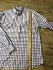 Johnnie-O PREP-FORMANCE Button Down Shirt Mens Large Scarlet Plaid