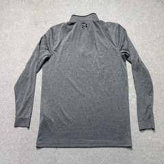 Under Armour Golf 1/4 Zip Pullover Mens Small Gray Performance Stretch Casual