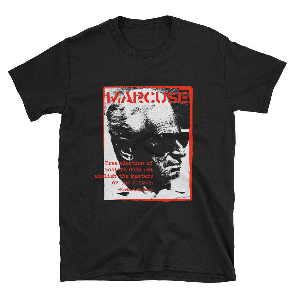 Herbert Marcuse quotation – limited edition original design tribute t-shirt