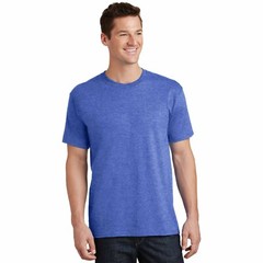 Starter Training Fit Performance Tee Heather Royal Dri-Star Breathable Fabric S