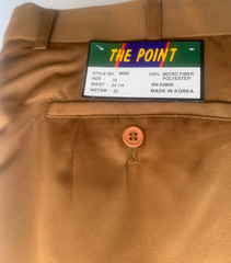 THE POINT 100% Micro Fiber Polyester Two-Piece Casual Set Pant and Shirt