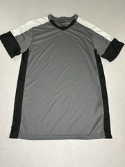 High Five Mens Moisture Management Gray Colorblock T-Shirt 100% Polyester Small