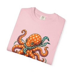 Polka-Dot Roller Octopus Graphic Tee