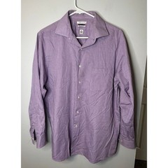Van Heusen Purple Button-Up – Flex Collar Regular Fit