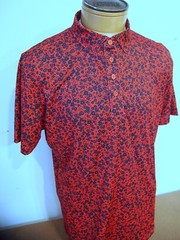 G/FORE Performance Fabric Poppy Pattern Tailored Fit Polo Shirt NWT XL $120