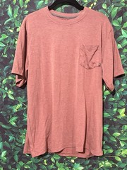 Free Fly Men’s Bamboo Flex Pocket Tee Shirt Heather Brick L