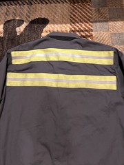 🟥🟥🟥 METINVEST MINING AFFINITY COAL COMPANY REFLECTIVE STRIPES MINER SHIRT XL