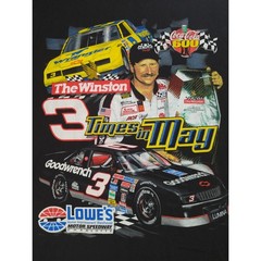 VTG Chase Authentics Dale Earnhardt NASCAR T Shirt XL Black Winston Cup 90s