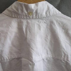 Free Assembly Men’s L White Solid Button-Up Shirt Long Sleeve Pockets
