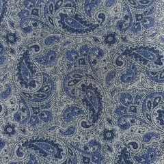 Gitman Bros Blue Paisley Button Down Shirt USA Cotton Men’s Medium Made USA