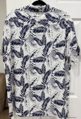 Men’s COOFANDY button down Tropical Beach Bohemian Shirt & Pants Set L
