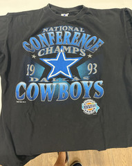lot of 3 Dallas Cowboys NFL Salem Sportswear & Starter Tee Shirts – XL 1993 1994
