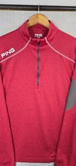 PING SENSORCOOL Mens 1/2 Zip Performance Pullover Windshirt Short Length Sz XL