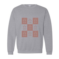 Checkered Christmas Shirt, Gingerbread Man Hoodie, Retro Christmas Hoodie, Cute
