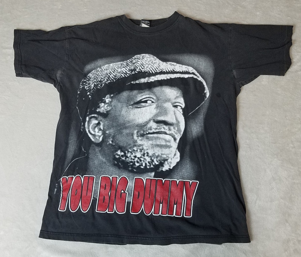 Vintage Sanford & Son Redd Fox Fred You Big Dummy Cottonnet Supreme Size XLs