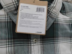 SIMMS Guide Flannel MEDIUM Forest/White Dimensional Buffalo $ 149.98