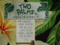 LOT of 3 MENS XL S/S RAYON HAWAIIAN SHIRTS 2 PALMS CAMPIA AMERICAN RAG