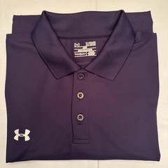 Under Armour Performance Polo Shirt Navy Blue Men’s XL Loose Fit Golf
