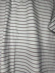 PING Collection Performance Dynamics Golf Polo Shirt Large White Striped Logo