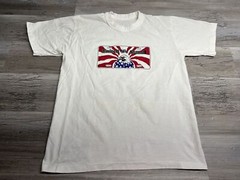 Vtg American T-Shirt United We Stand Bald Eagle Stars & Stripes Single Stitch XL