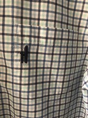 Johnnie-O Dress Shirt Button Down Mens Size Large Blue Plaid
