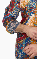 Robert Graham KILLINGTON Retro Psychedelic $310 2XLB NWT 2XL BIG FIT