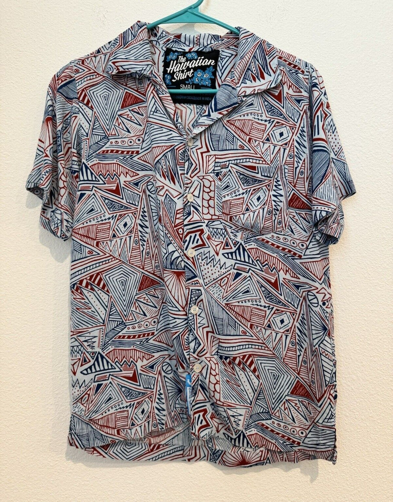 Rowdy Gentleman Men’s Button Down Shirt Hawaiian The Rad Patriot Size Small
