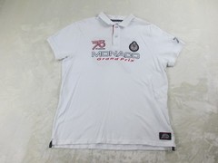 McGregor Polo Shirt Mens Extra Large White Cotton Monoco Grand Prix Racing*
