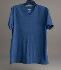 Goodfellow Lyndale Tee Basic T-Shirt Mens Medium Dk Gray VNeck Cotton Casual Top