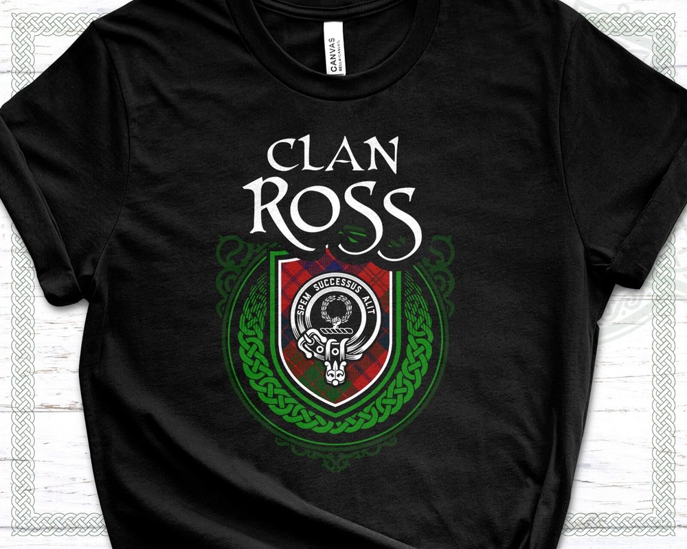 Scottish Clan Ross Surname Scotland Tartan and Clan Badge