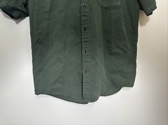 Marmot Shirt Mens Medium Green Casual Preppy Button Up Pocket Logo Outdoor Adult