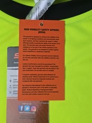 High Visibility Class 2 Reflective Road L Work Construction Safety T Shirt CL101