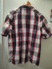 Men Elixir Button Down Red Black White Plaid Short Sleeve Shirt Size XL