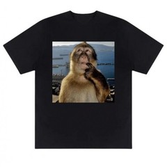 Monkey Thinking Meme Tshirt,Funny Meme Tshirt,Trending Tshirt,Full Size,Full Col