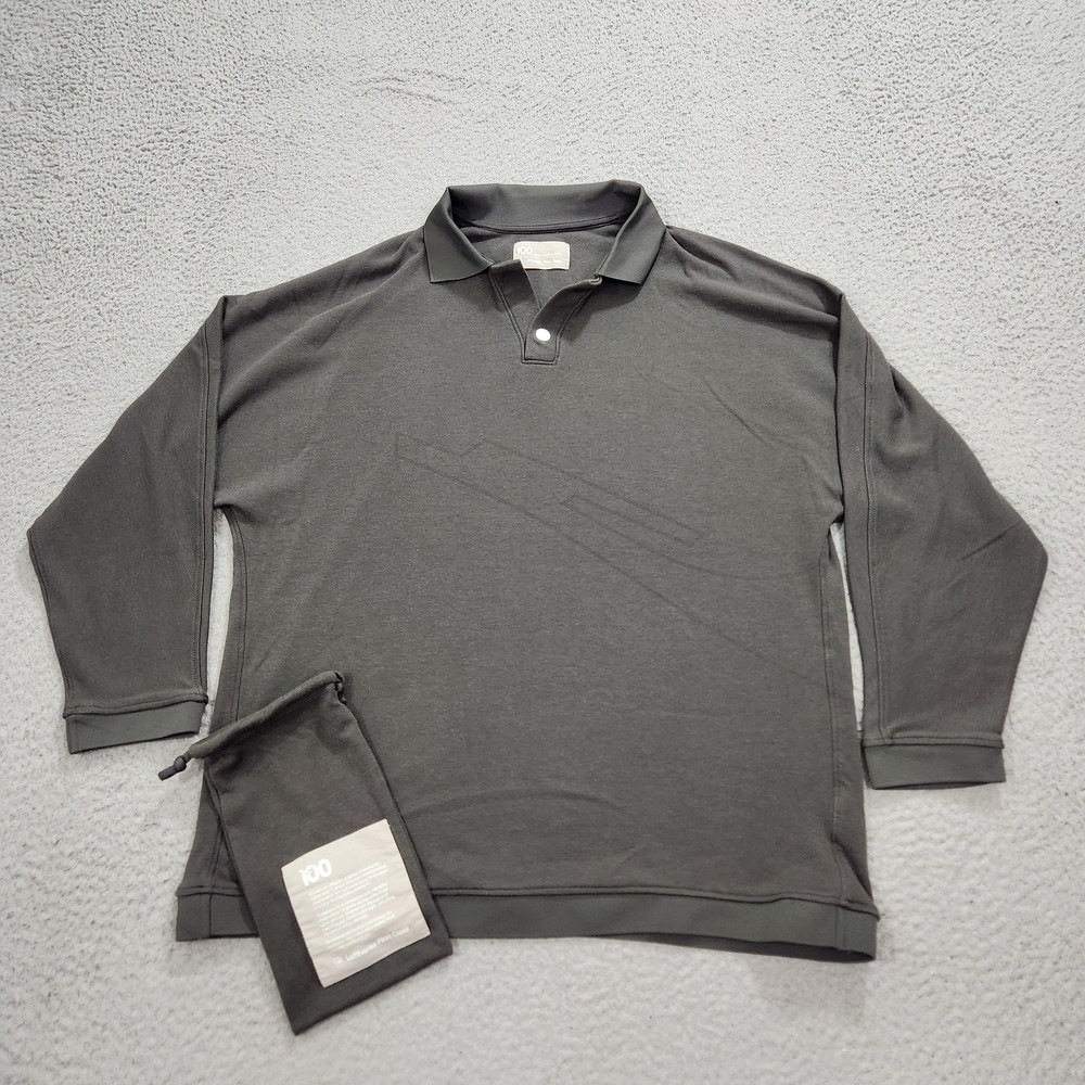 Lufthansa First Class Polo Mens Large Gray 100 Limited Anniversary Edition Bag
