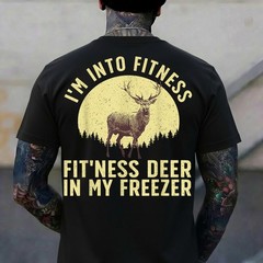 Funny Deer Hunting Art For Men Women Wildlife Hunter Hunting T-Shirt