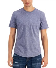 Sun + Stone Men’s Simply Solid T-Shirt in Blue-Size Small