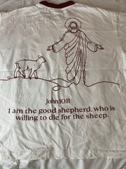 Good Shepherd” Tee Maroon