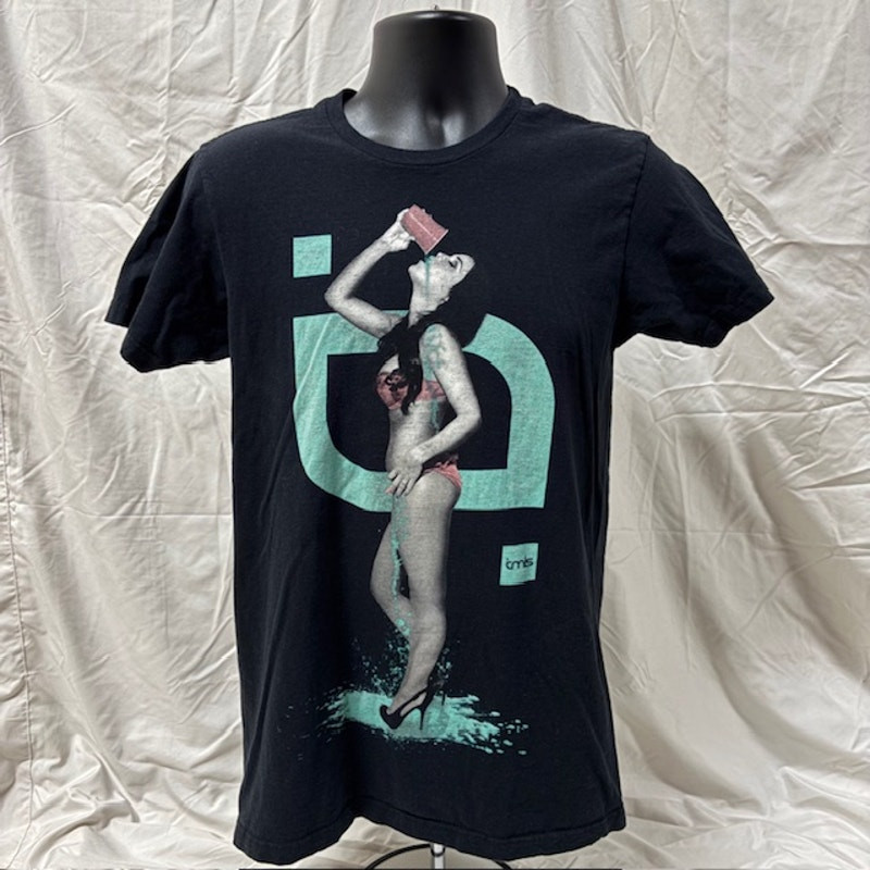 MEDIUM TMLS TOO MANY LOOSE STRINGS BRAND TO THE LAST DROP PINUP SHIRT