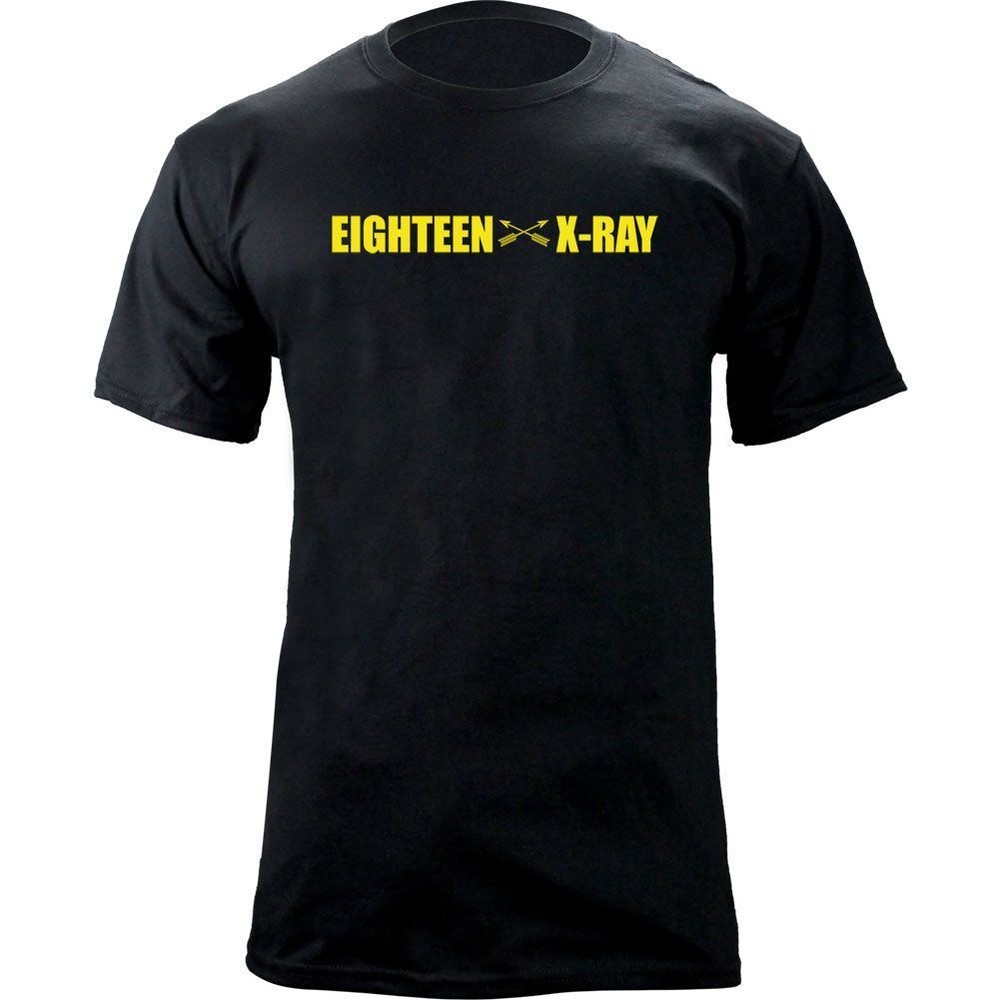 US Army Army Special Forces Candidate MOS Eighteen X-ray 18X Veteran T-Shirt