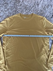 Wellen Huckberry Sol Performance UPF Long Sleeve T-Shirt Men’s Sz Med Honey Gold