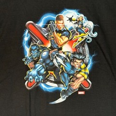 X-Men Marvel Comics Universal Studios T-Shirt XXL Wolverine Cyclops Storm Beast