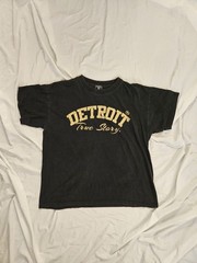 Y2K Detroit True Story T Shirt Mens XL Black Gold Michigan Anabil USA Streetwear